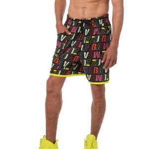 Zumba Fitness In Motion Unisex Shorts Black + Multi (L)